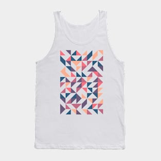 Creative Geometric Colourful Triangle Pattern #4 Tank Top